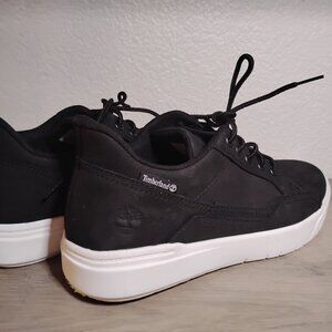 Mens Timberland ALLSTON Low Black Full Grain Leather Sneaker Casual Shoe Sz 10